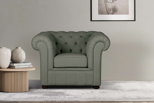 Home affaire Sessel "CHARENTE, Chesterfield, Wellenfederung, Maße B/T/H: 10 günstig online kaufen