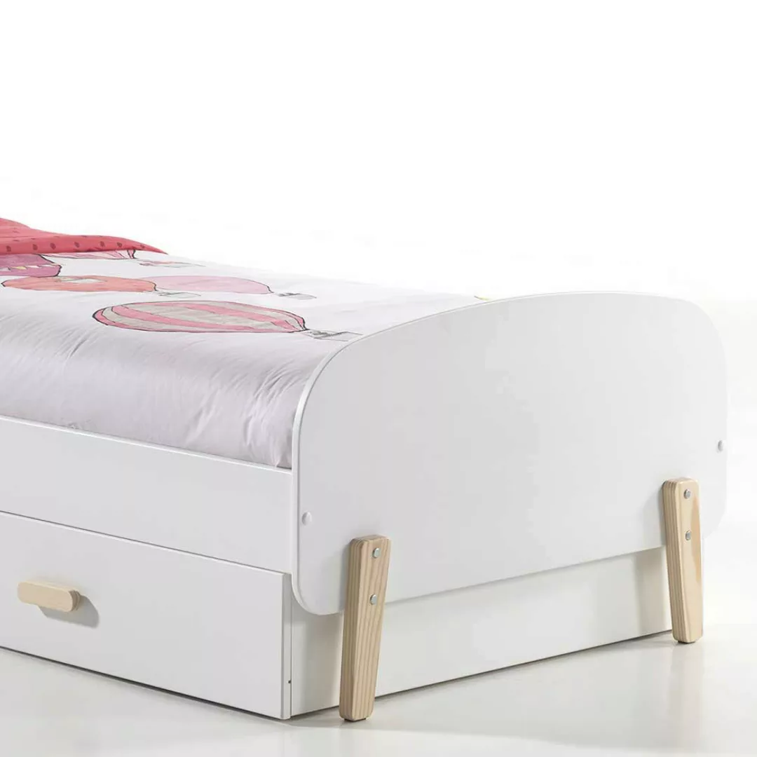 Kinderbett in Weiß Bettkasten günstig online kaufen