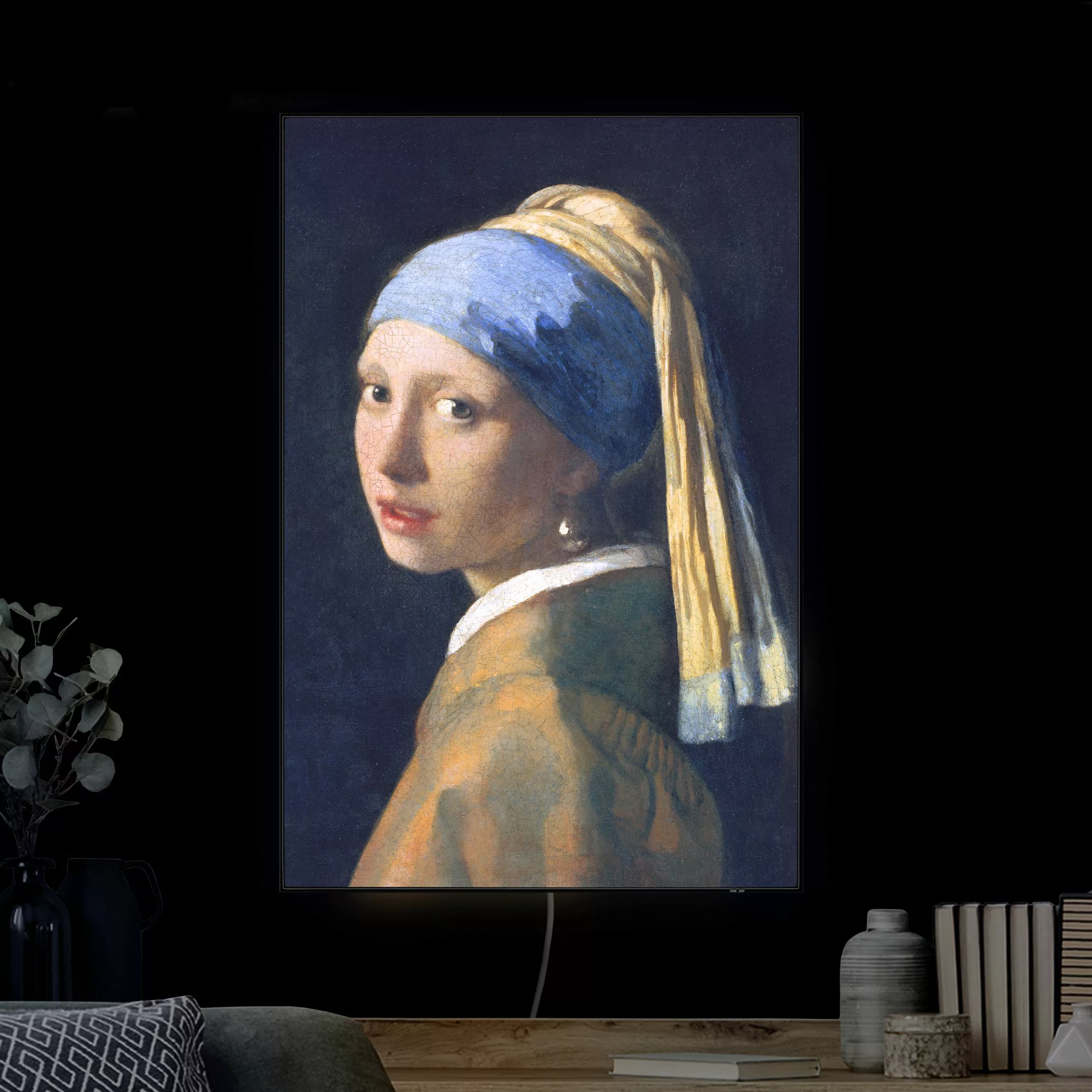 LED-Wechselbild Jan Vermeer van Delft - Das Mädchen mit dem Perlenohrgehäng günstig online kaufen