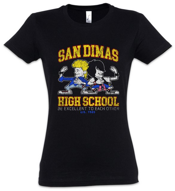 Urban Backwoods Print-Shirt San Dimas High School Damen T-Shirt Bill & Ted' günstig online kaufen