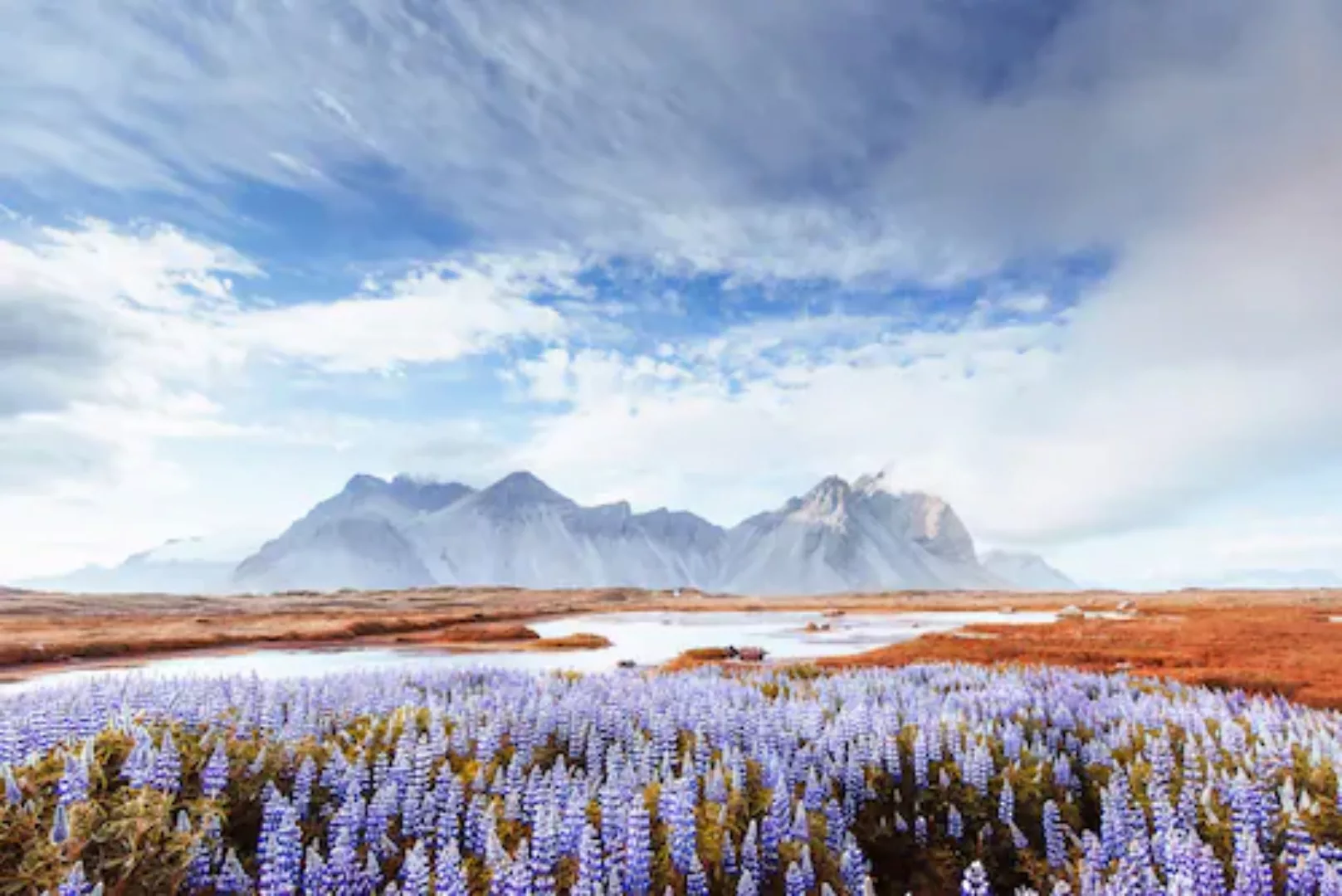 Papermoon Fototapete »Island-Ansicht« günstig online kaufen