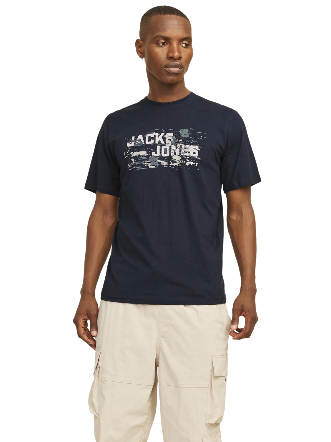 Jack & Jones Herren Rundhals T-Shirt JCOOUTDOOR LOGO - Regular Fit günstig online kaufen