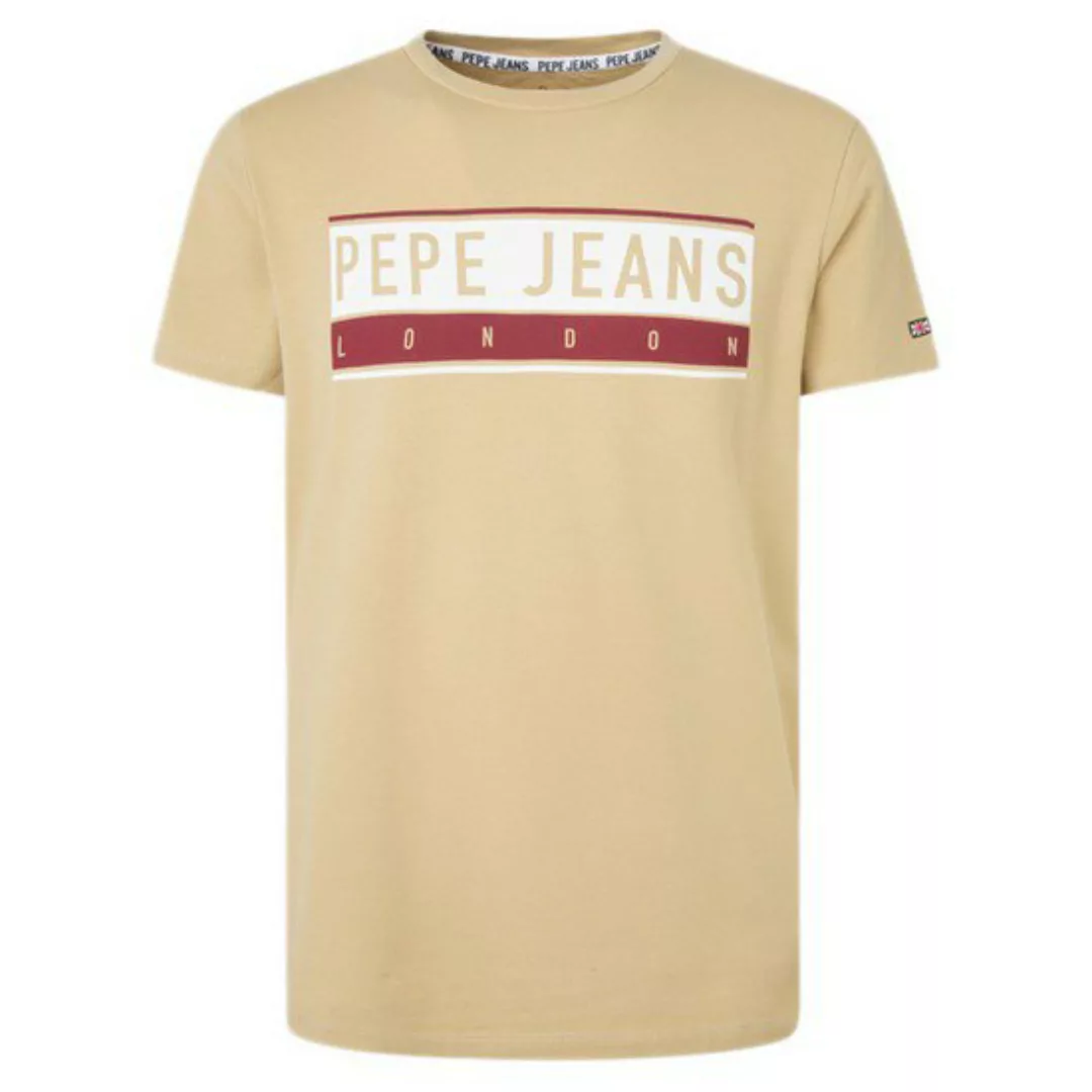 Pepe Jeans Jayo Kurzärmeliges T-shirt XL Beige günstig online kaufen