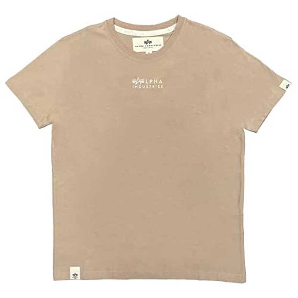 Alpha Industries Organics Emb Kurzärmeliges T-shirt XS Organic Beige günstig online kaufen