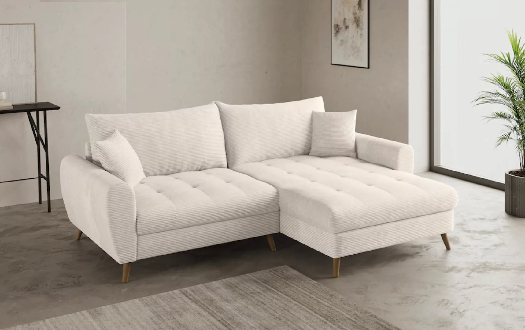 Mr. Couch Ecksofa "Blackburn II, L-Form", Mit Kaltschaumpolsterung bis 140 günstig online kaufen