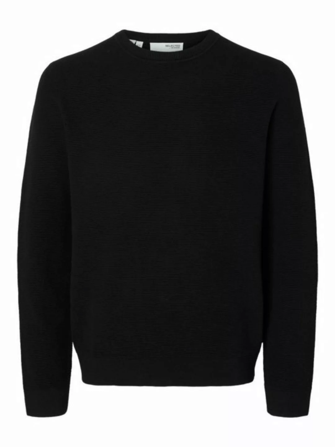 SELECTED HOMME Strickpullover SLHROSS LS KNIT STRUCTURE CREW NECK günstig online kaufen