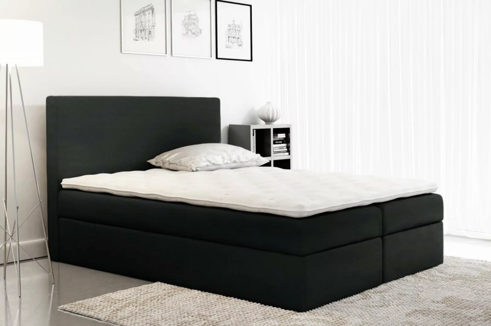 Stylefy Boxspringbett Mattia (Schlafzimmerbett, Bett), Design günstig online kaufen