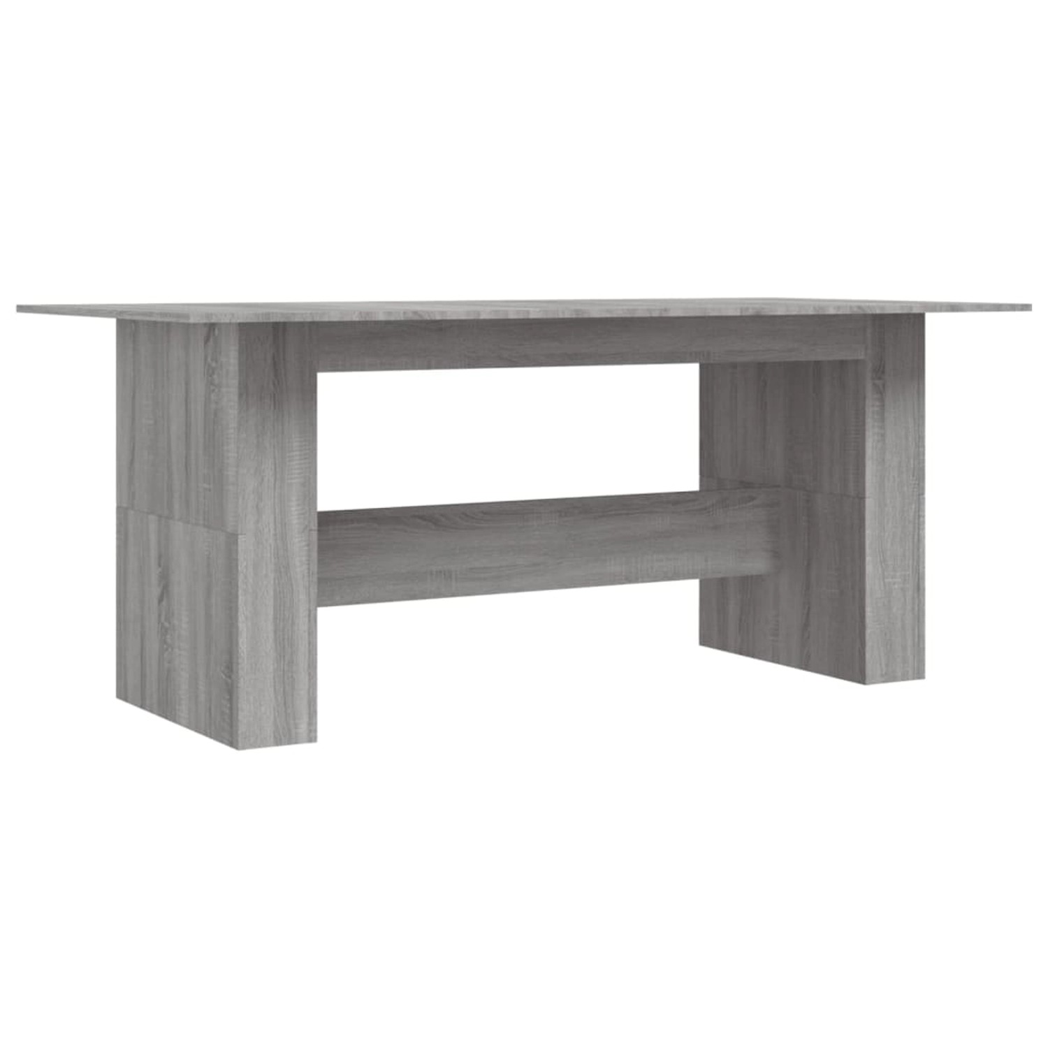 vidaXL Esstisch Grau Sonoma 180x90x76 cm Holzwerkstoff günstig online kaufen