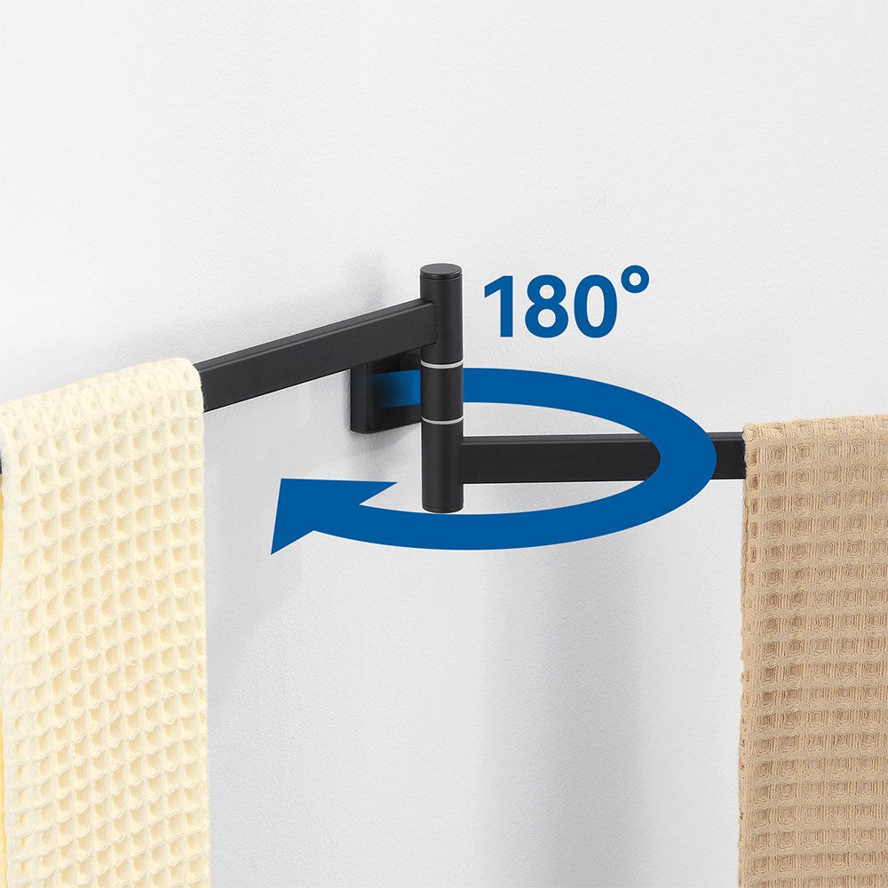 Auralum Max Doppelhandtuchhalter Handtuchstangen 40 cm günstig online kaufen