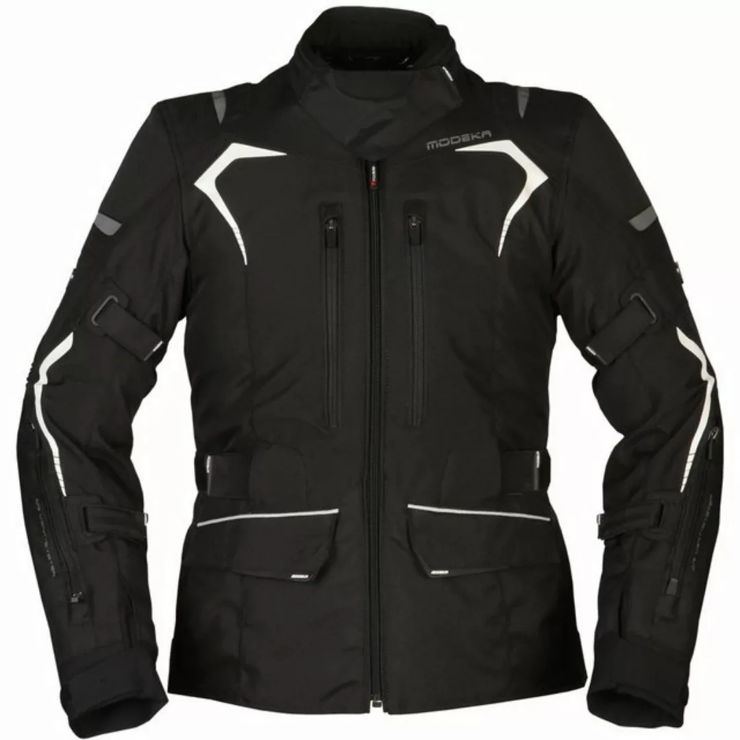 Modeka Motorradjacke Modeka Elaya Lady Textiljacke Damen schwarz/weiß 40 günstig online kaufen