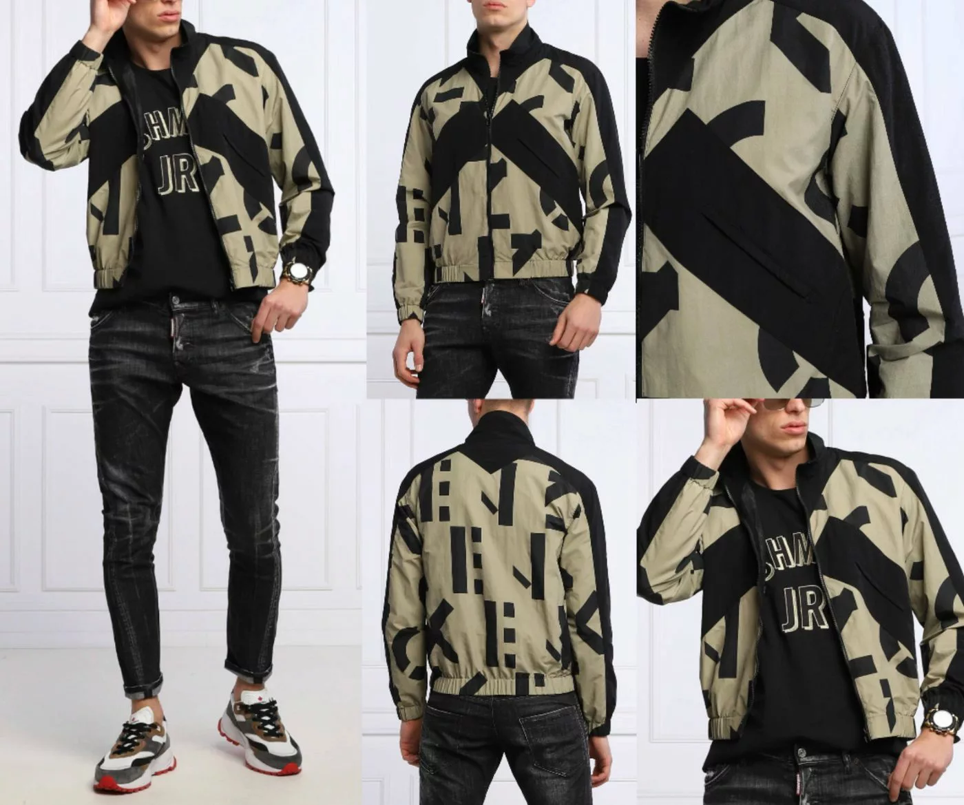 KENZO Winterjacke KENZO Panelled Jacket Bomber Sport Wind Rain Blouson Mant günstig online kaufen