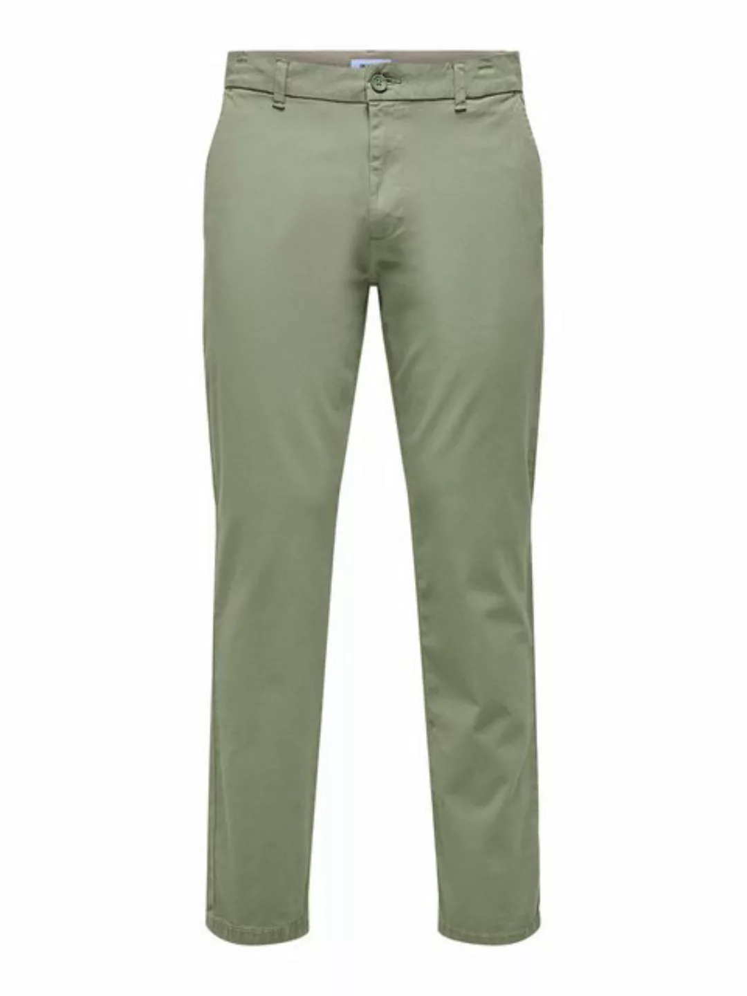 ONLY & SONS Chinohose Hose Chino Basic Reißverschluss Gesäßtaschen 8323 in günstig online kaufen