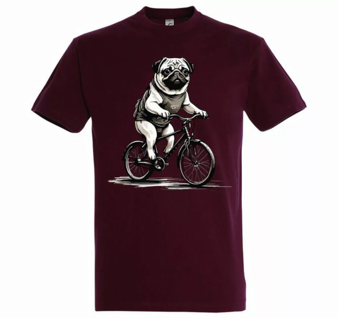 Youth Designz Print-Shirt Mops Fahrrad Herren T-Shirt mit lustigen Logo günstig online kaufen