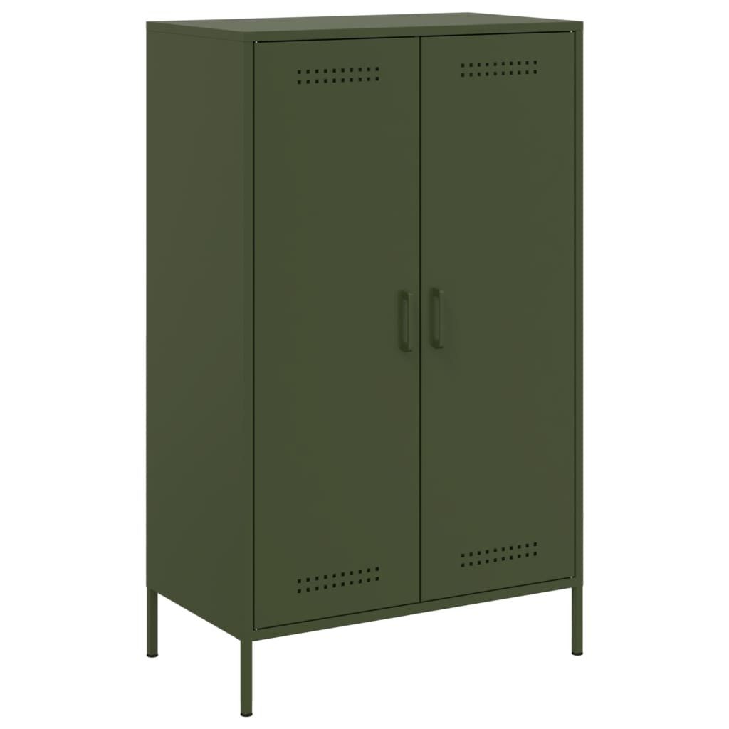 vidaXL Highboard Highboard Olivgrün 68x39x113 cm günstig online kaufen