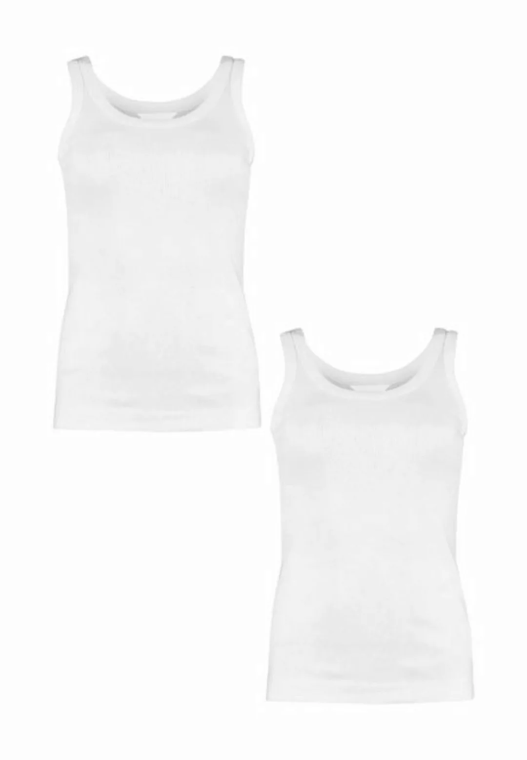 HaILY’S Shirttop Top 2er-Set Ärmellos Weich Rundhals Normale Passform (2-tl günstig online kaufen