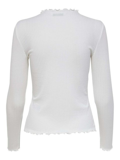 ONLY Langarmshirt Emma (1-tlg) Rüschen, Weiteres Detail, Plain/ohne Details günstig online kaufen