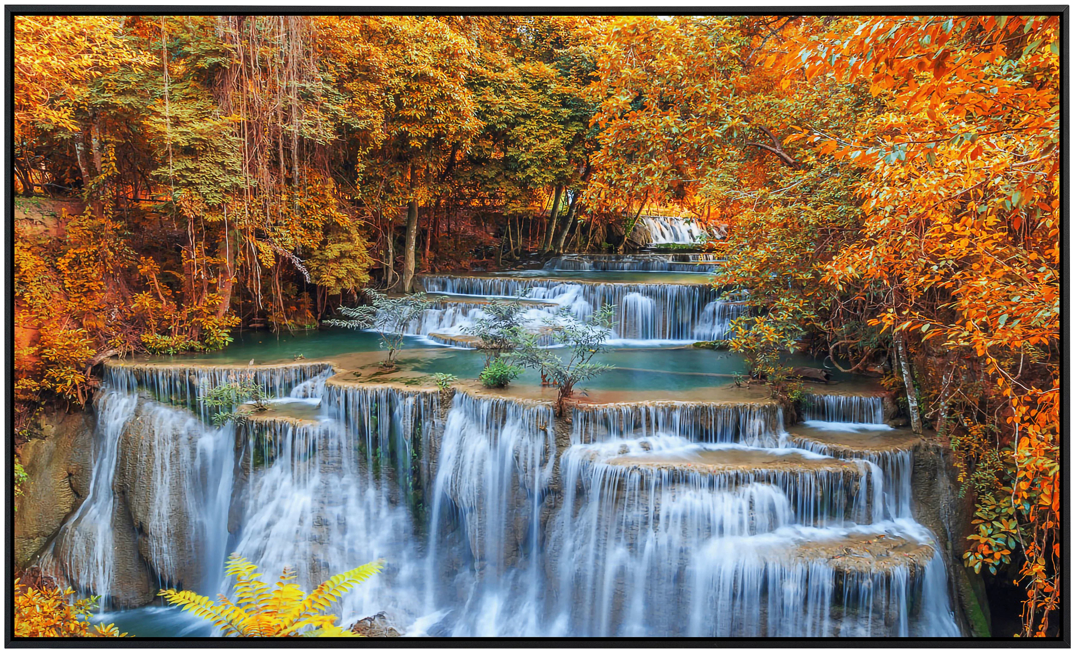 Papermoon Infrarotheizung »Herbst Wasserfall Thailand« günstig online kaufen