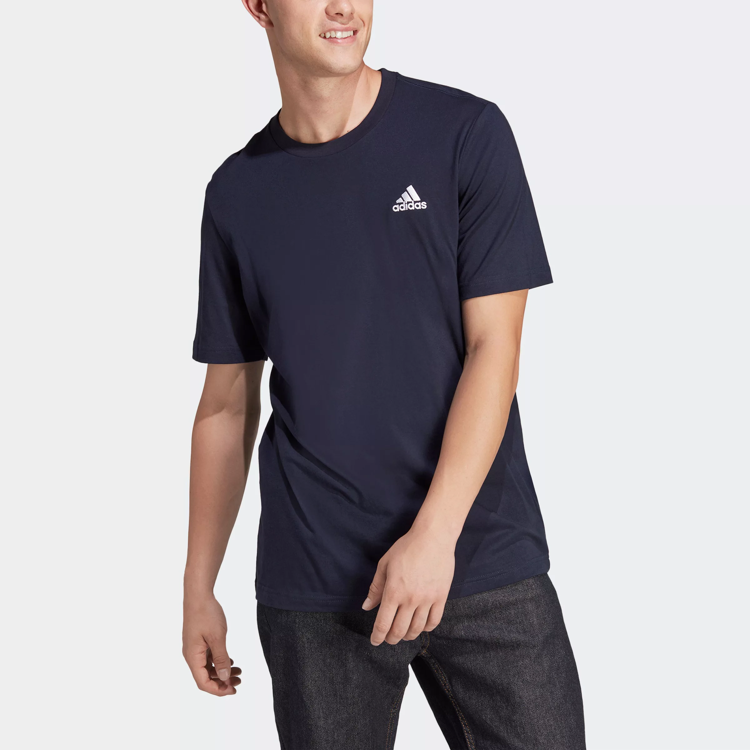 adidas Sportswear T-Shirt "ESSENTIALS SINGLE JERSEY EMBROIDERED SMALL LOGO" günstig online kaufen