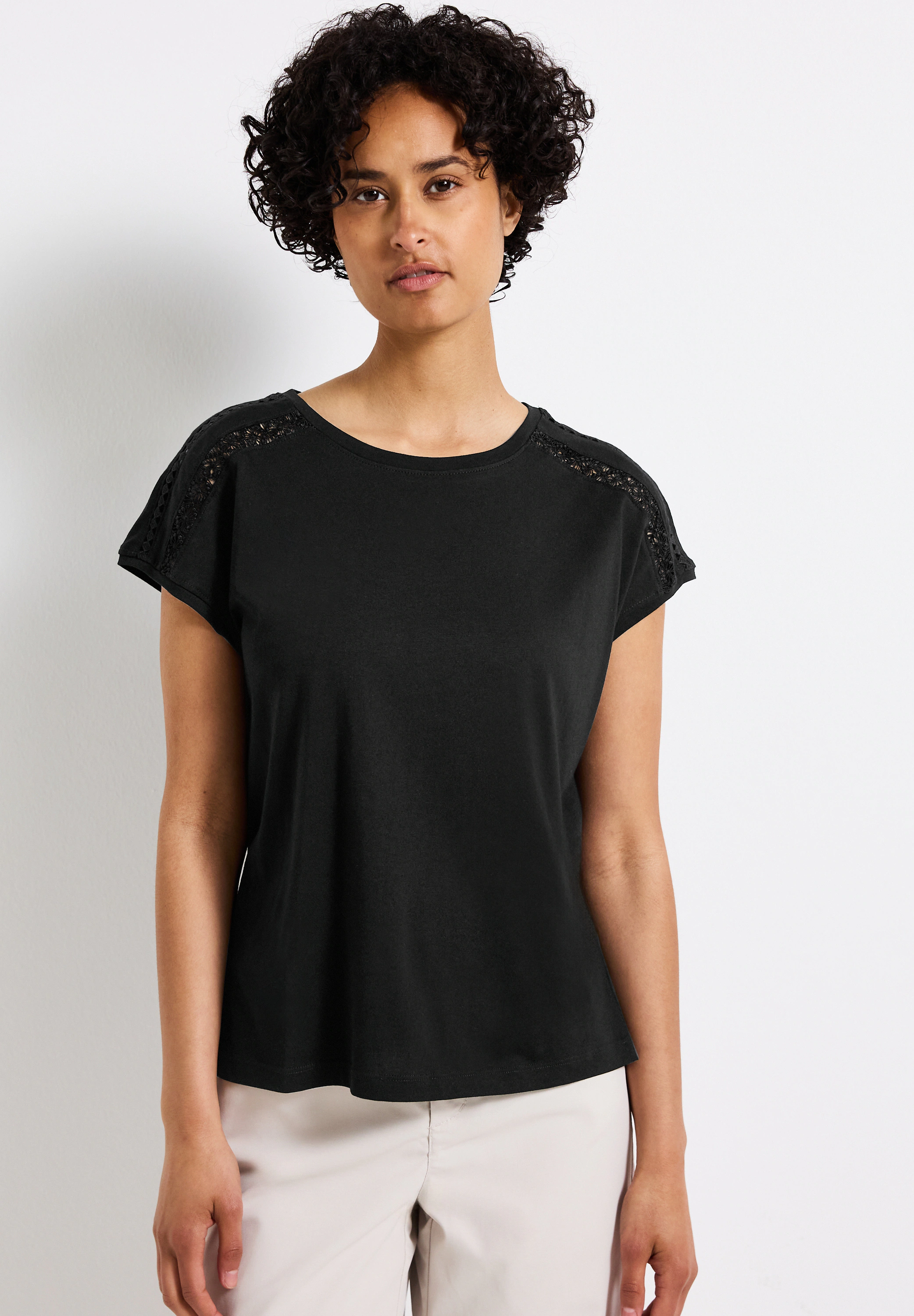 STREET ONE T-Shirt, im soften Baumwoll-Mix günstig online kaufen