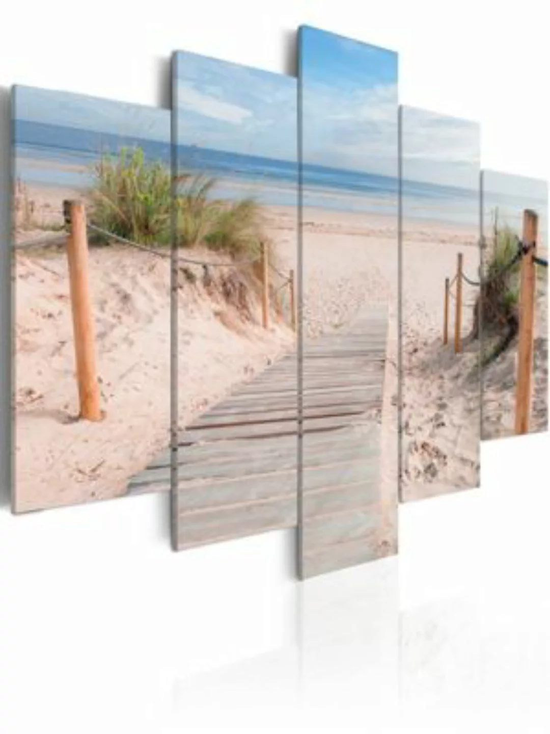artgeist Wandbild Morning on the beach mehrfarbig Gr. 200 x 100 günstig online kaufen