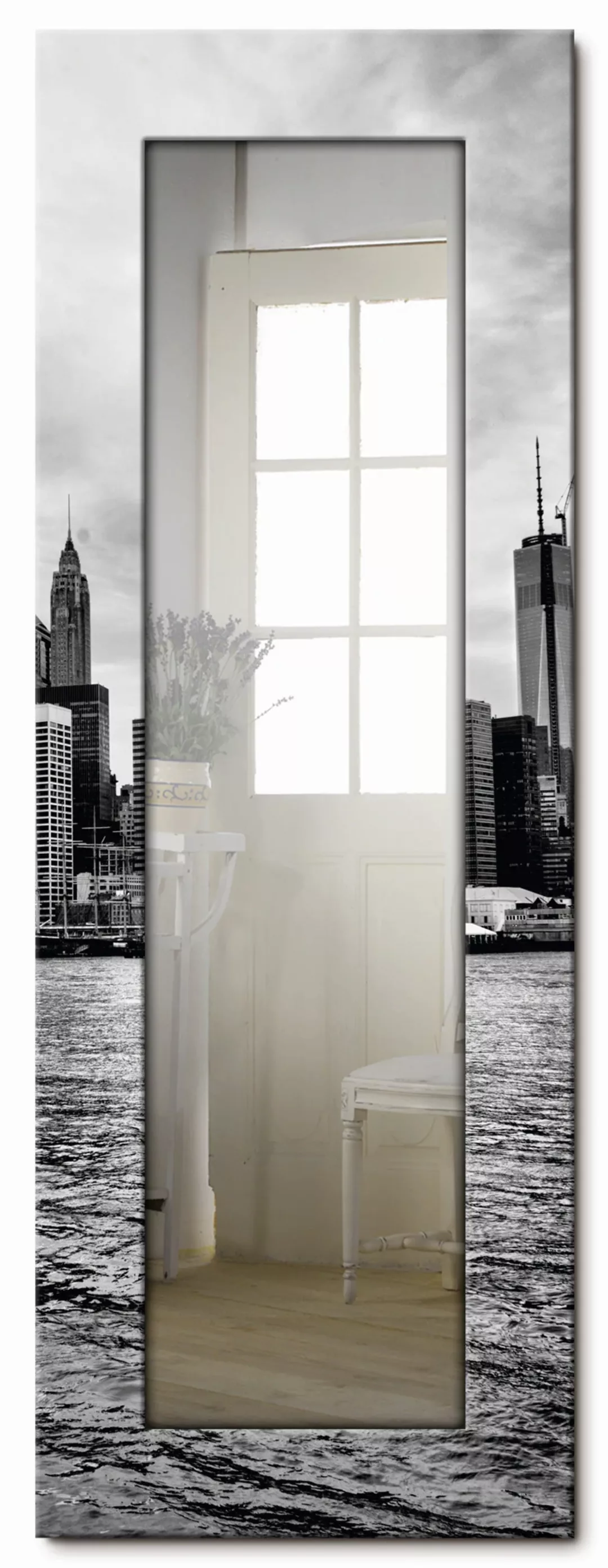 Artland Dekospiegel »Lower Manhattan Skyline«, gerahmter Ganzkörperspiegel, günstig online kaufen