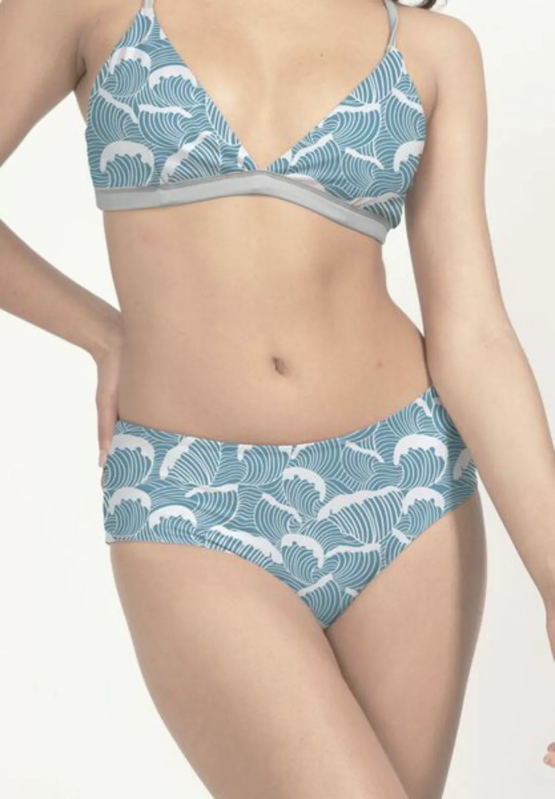 Bikini Slip Amami - Wendbares Surf Bikini-unterteil - Print günstig online kaufen