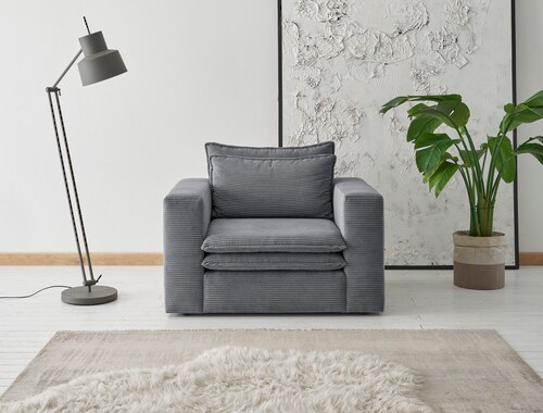 Places of Style Sessel »PIAGGE«, Hochwertiger Cord- passend zur Serie PIAGG günstig online kaufen