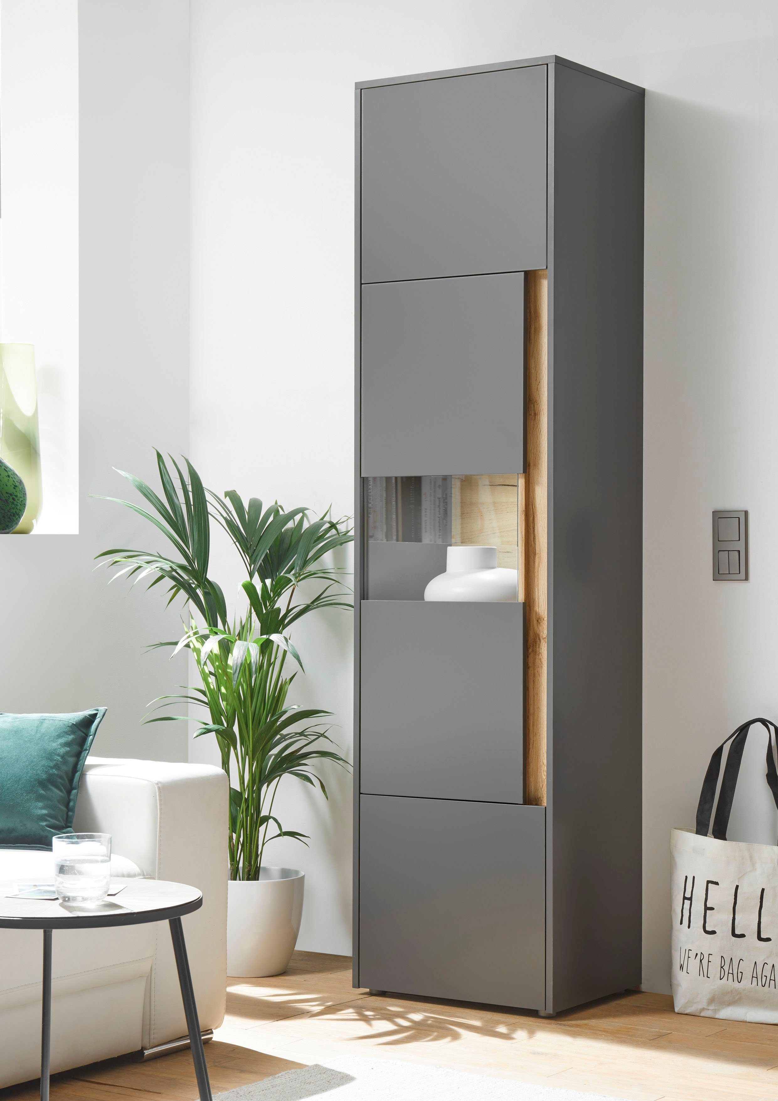 INOSIGN Vitrine "City/Giron, moderner Hochschrank, Glasvitrine", zeitlos, m günstig online kaufen