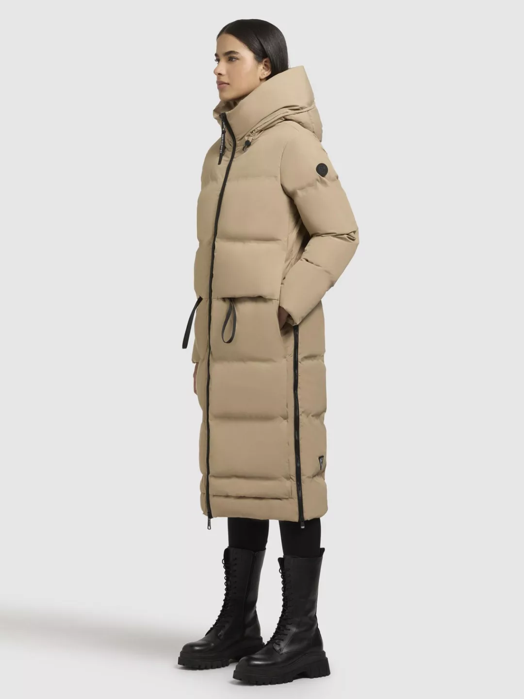khujo Steppmantel "Aroma-YM", Gesteppter Damen Wintermantel mit hohen Gehsc günstig online kaufen
