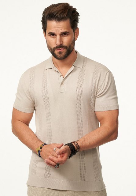 SOULSTAR Poloshirt mit Knopfleiste Herren Kurzarm Strick Polo-Hemd T-Shirt günstig online kaufen