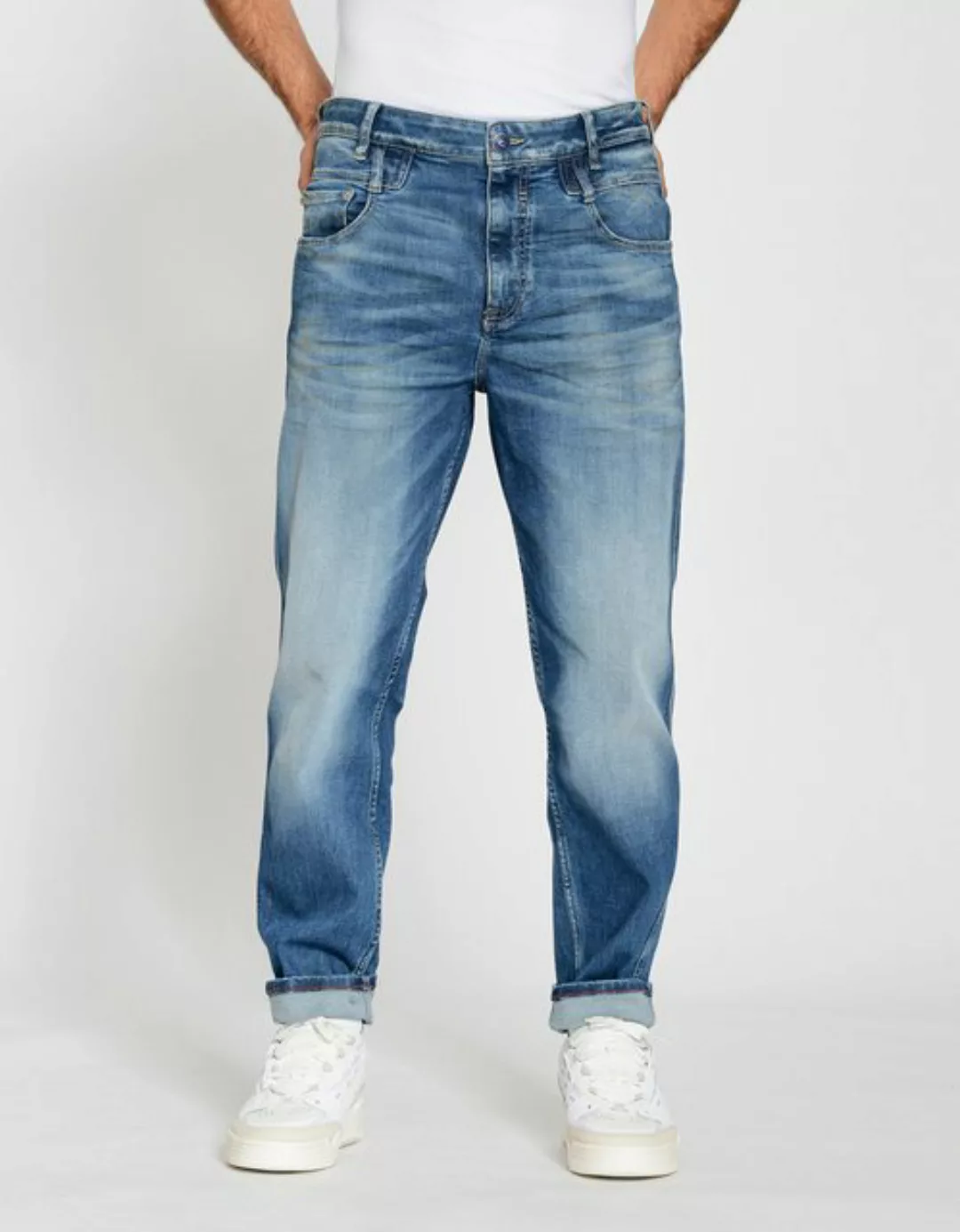 GANG Stretch-Jeans 94MARCO im relaxten 5-Pocket Style mit doppelter Gürtels günstig online kaufen