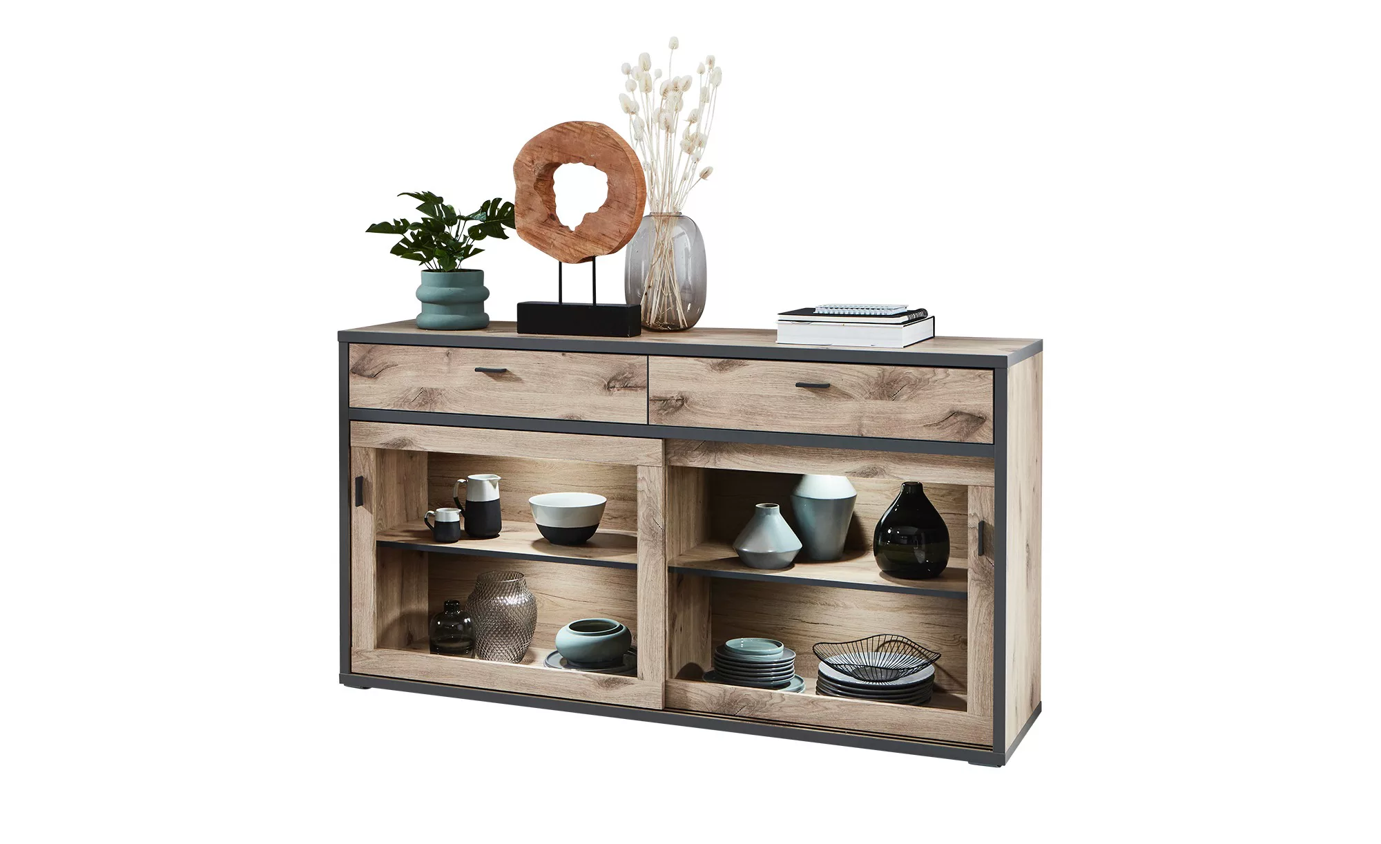 uno Sideboard  Orlando ¦ holzfarben ¦ Maße (cm): B: 171 H: 91 T: 44 Kommode günstig online kaufen