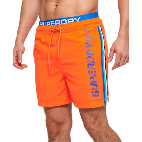 Superdry State Volley Badehose S Havana Orange günstig online kaufen