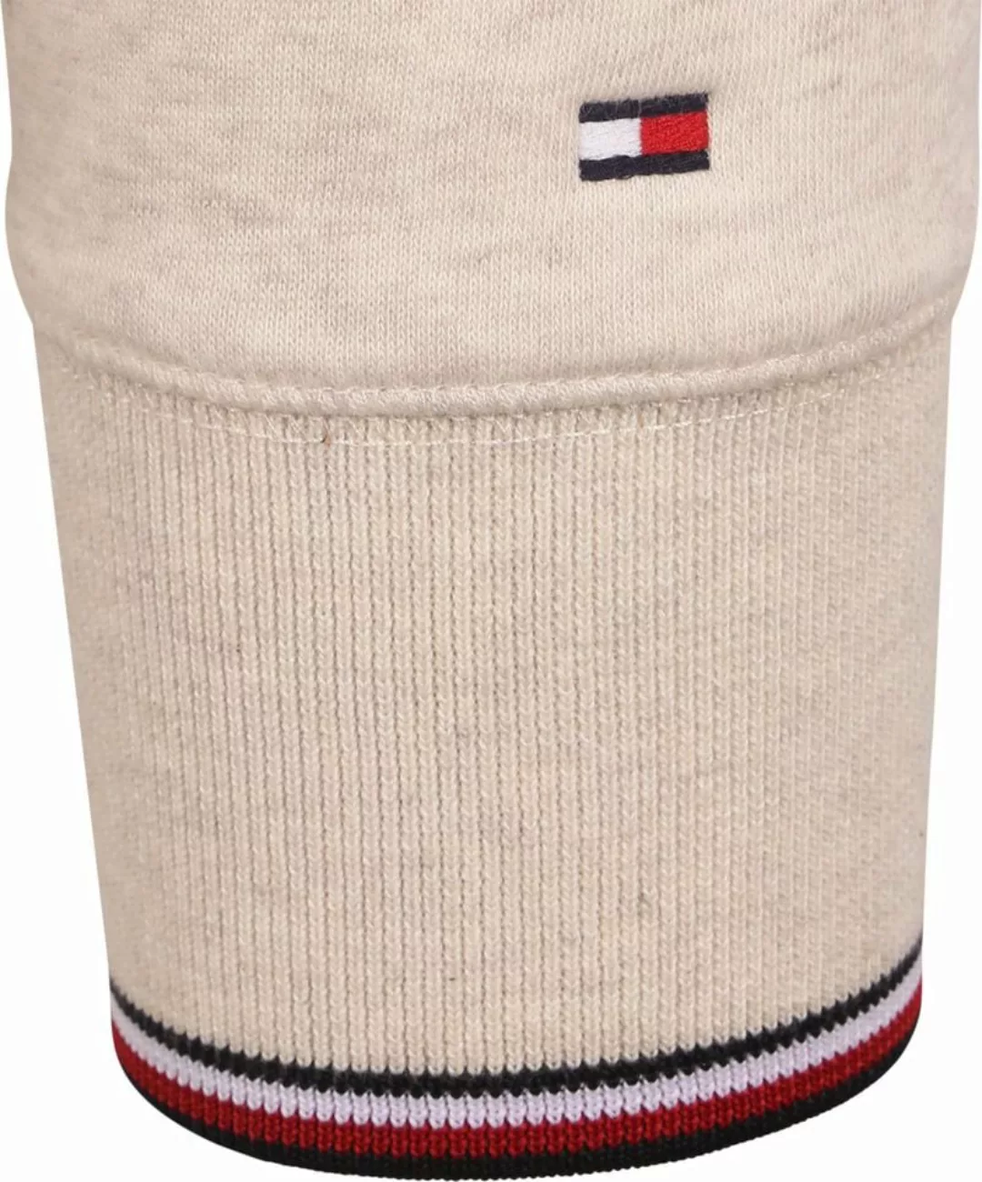 Tommy Hilfiger Sweater Logo Tipped Greige - Größe M günstig online kaufen