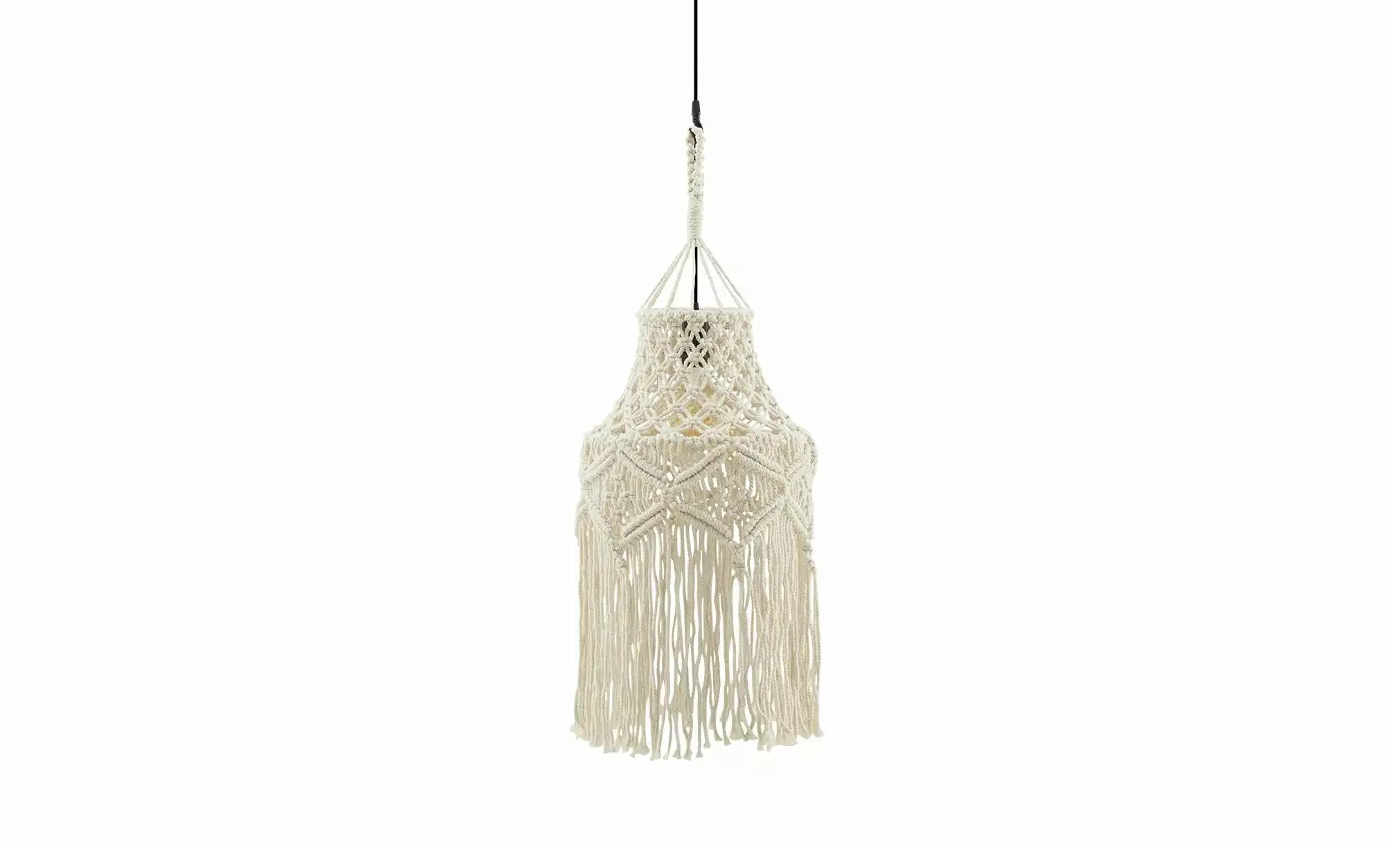 KHG Pendelleuchte ¦ beige ¦ Maße (cm): H: 180  Ø: 30 Lampen & Leuchten > Pe günstig online kaufen