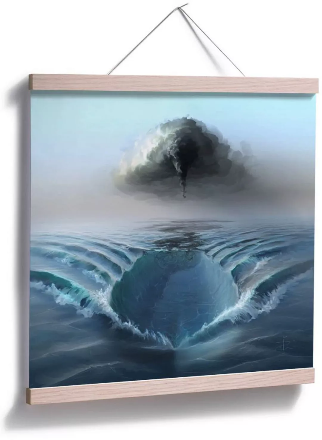 Wall-Art Poster "Ozean Sehnsucht Schiff auf Meer", Meer, (1 St.), Poster oh günstig online kaufen