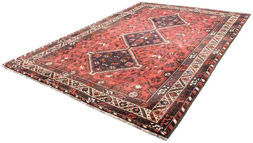 morgenland Wollteppich »Shiraz Medaillon Rosso scuro 307 x 210 cm«, rechtec günstig online kaufen