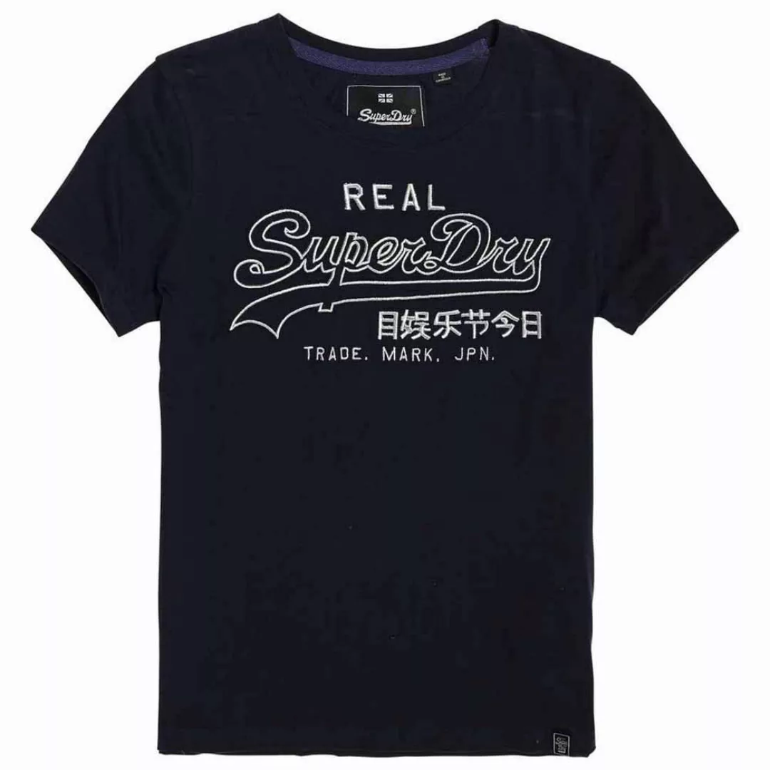 Superdry Vintage Logo Outline XS Navy Blue günstig online kaufen