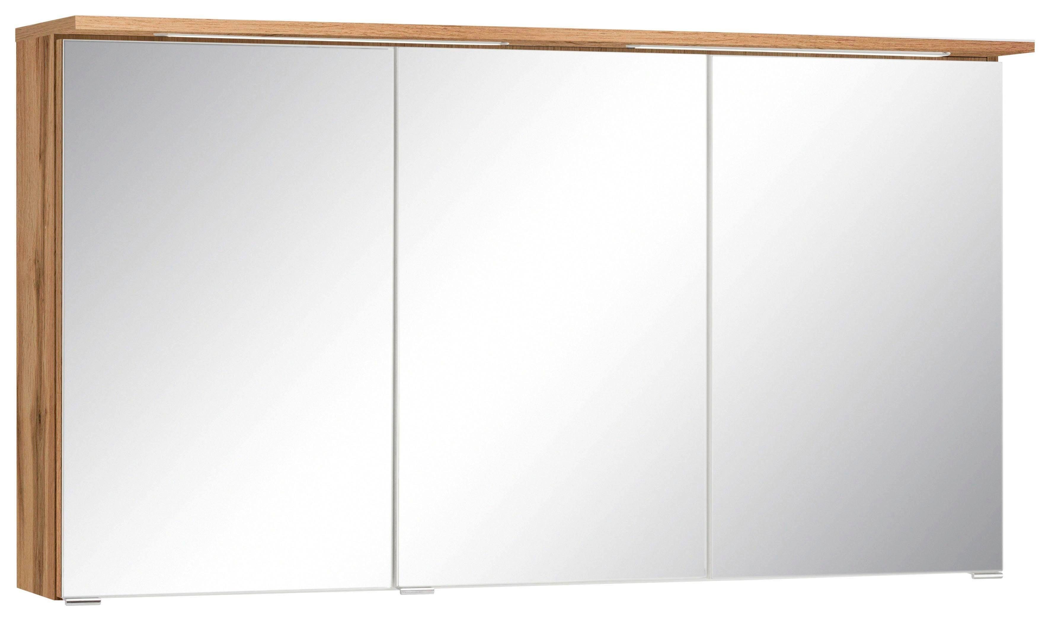 welltime Spiegelschrank "Ravenna", Breite 120 cm, mit LED Beleuchtung günstig online kaufen