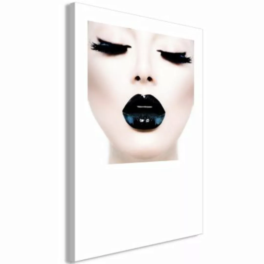 artgeist Wandbild Black Lips (1 Part) Vertical mehrfarbig Gr. 40 x 60 günstig online kaufen