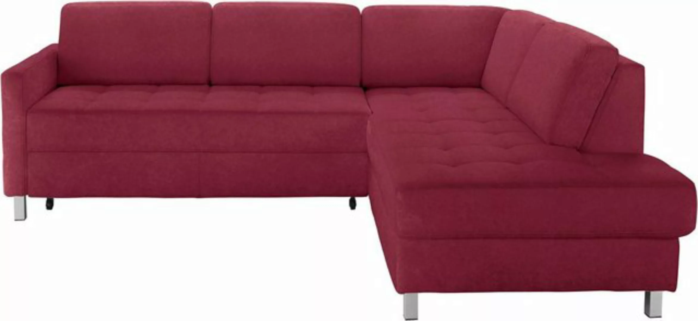 sit&more Ecksofa "Pablo L-Form", wahlweise mit Bettfunktion und Bettkasten günstig online kaufen