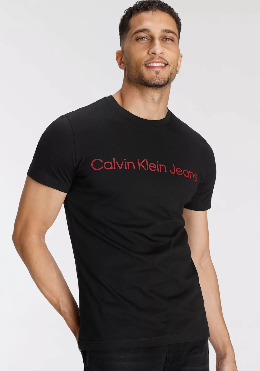 Calvin Klein Jeans T-Shirt "CORE INSTITUTIONAL LOGO SLIM TEE", mit logo-Sch günstig online kaufen