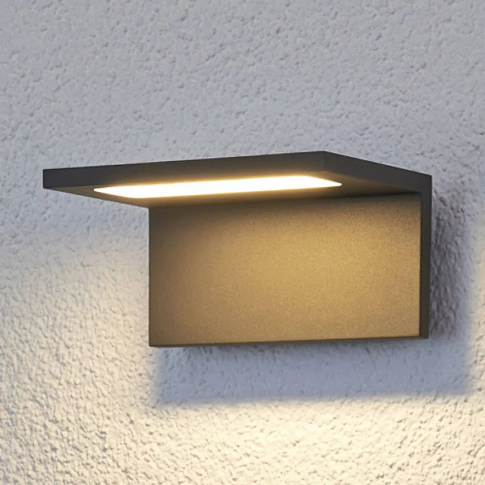 Flache LED-Außenwandleuchte Caner günstig online kaufen