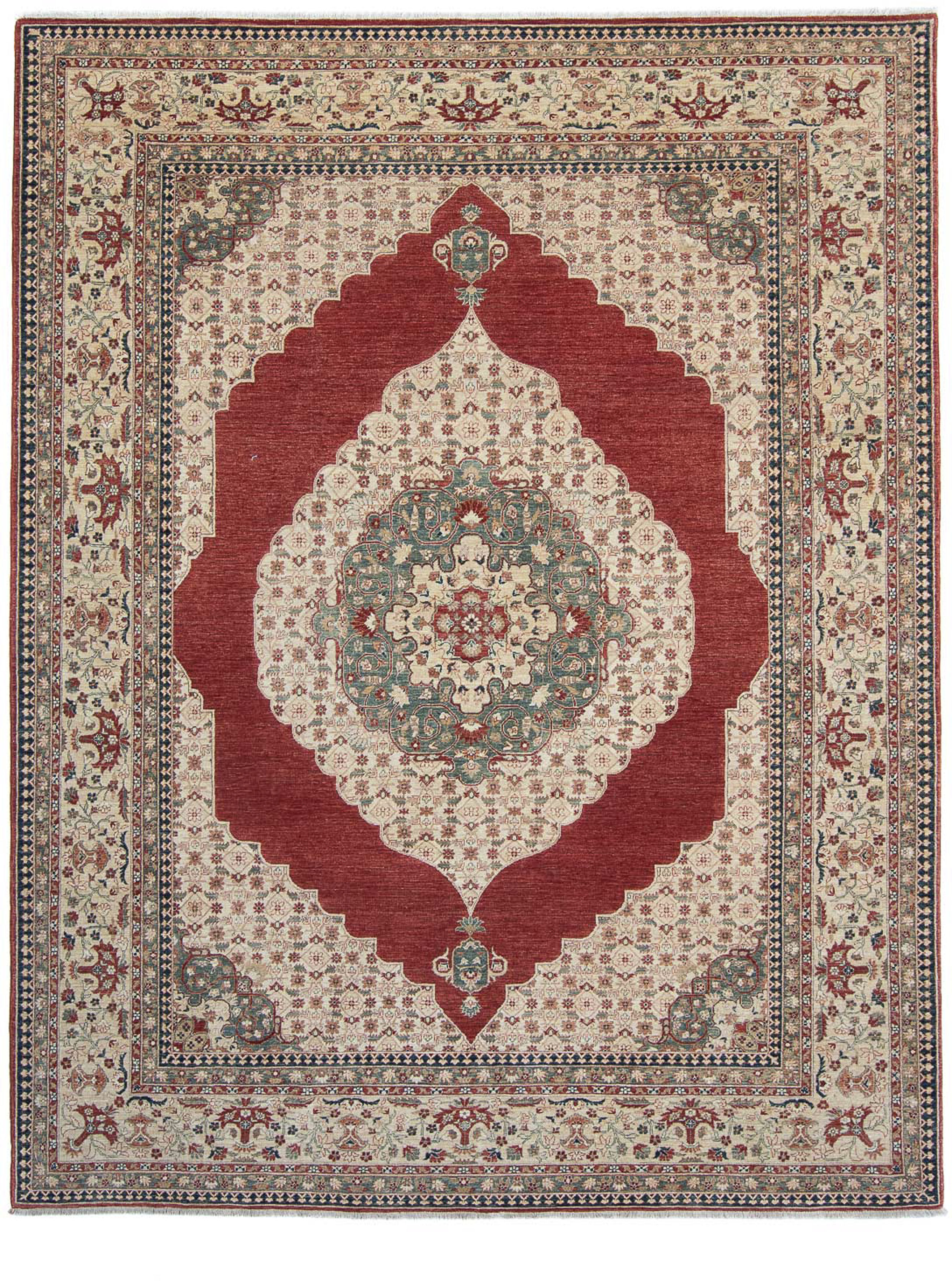 morgenland Orientteppich »Ziegler - 304 x 240 cm - dunkelrot«, rechteckig, günstig online kaufen