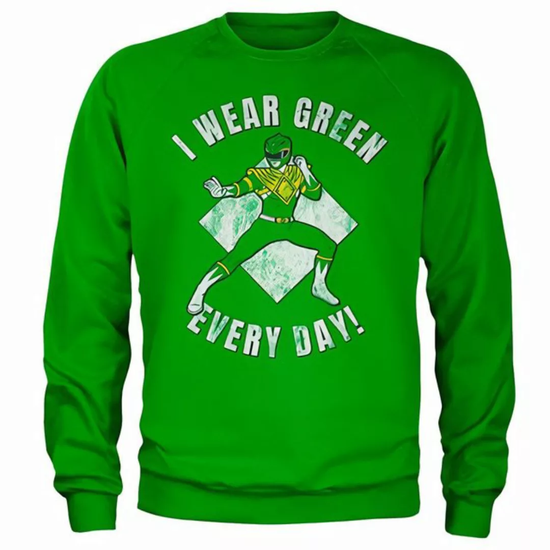 POWER RANGERS Rundhalspullover I Wear Green Every Day Sweatshirt günstig online kaufen