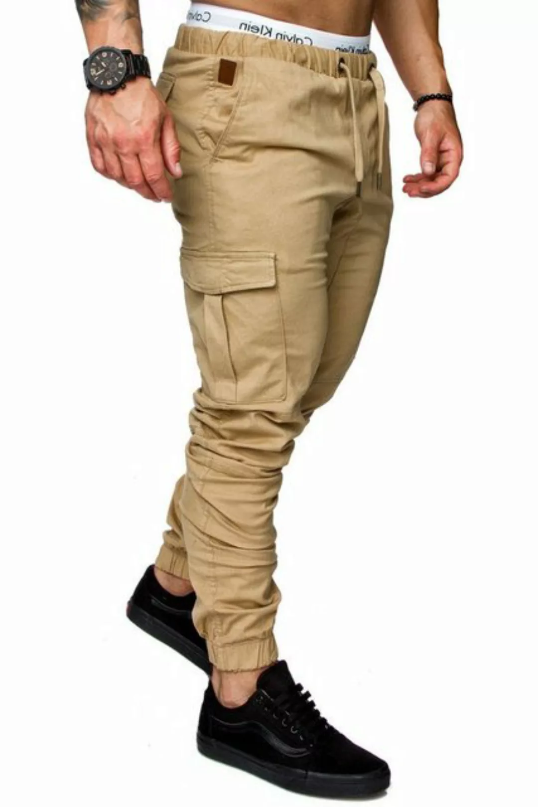 REPUBLIX Cargohose VINCE Herren Jogger Chino Hose Jeans günstig online kaufen