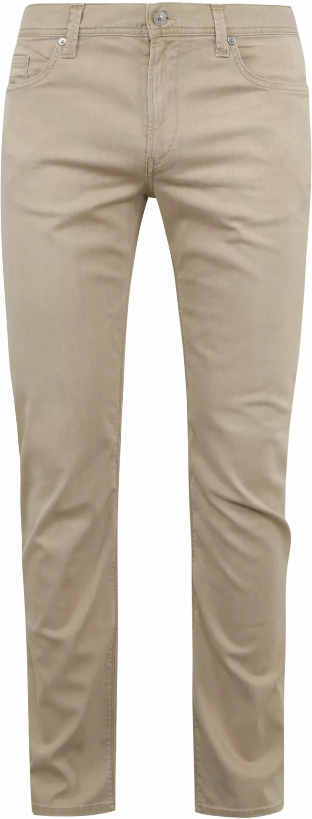 Alberto Röhrenhose Denim Braun Beige - Größe W 34 - L 32 günstig online kaufen