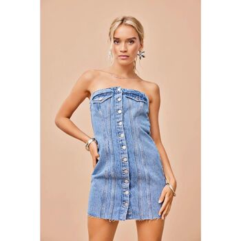 Only  Kleider 15302226 JASMINE-MEDIUM BLUE DENIM günstig online kaufen