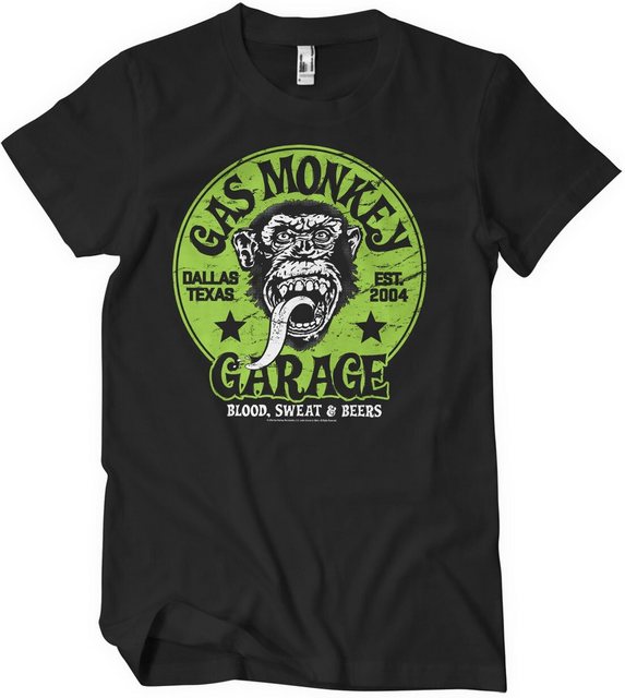 Gas Monkey Garage T-Shirt Green Logo T-Shirt günstig online kaufen