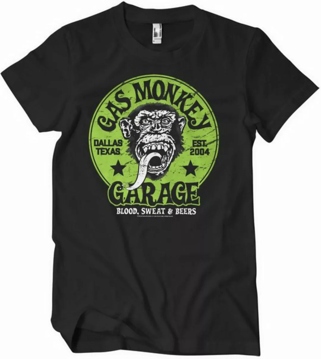 Gas Monkey Garage T-Shirt Green Logo T-Shirt günstig online kaufen